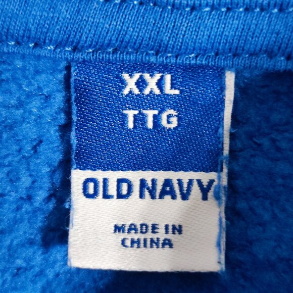 Old Navy Sonic the Hedgehog hoodie boys size XXL (18) blue with graphic design - Picture 5 of 11